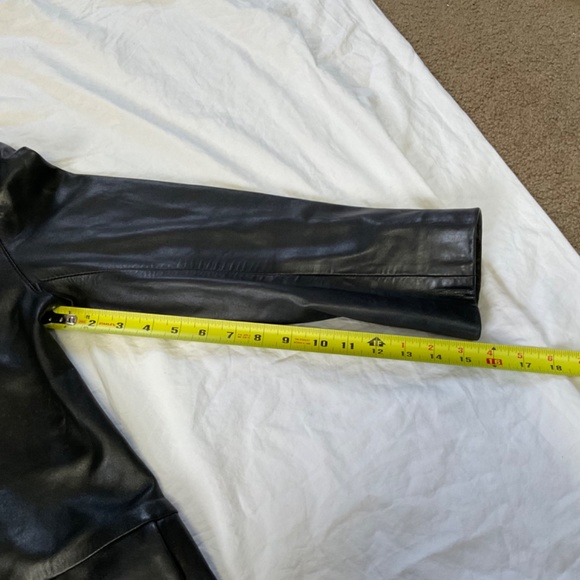 Classic Black Leather Jacket - Picture 8 of 10